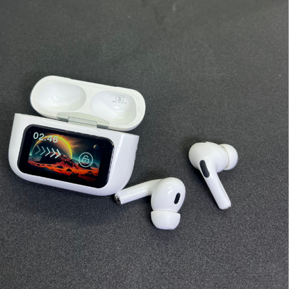 PixelPod | TOUCH SCREEN | SPATIAL AUDIO | NOISE CANCELLATION | 12-HOUR WIRELESS EARBUDS