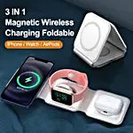 MAGNETIC FAST CHARGING STATION - ULTIMATE 3-IN-1 Wireless Foldable charger